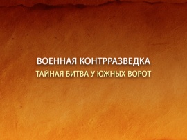 Военная контрразведка. Тайная битва у южных ворот