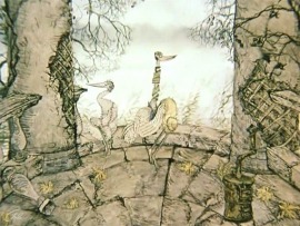 Цапля и журавль