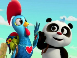 Панда и петушок Лука