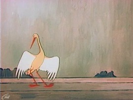 Желтый аист