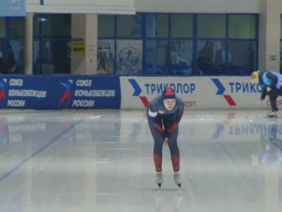 Конькобежный спорт. Чемпионат России. 5000 м/10000м/командные забеги. 2-я часть