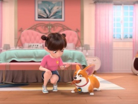 Корги по имени Моко