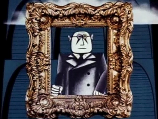 Человек в рамке