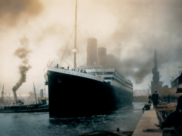 Титаник в цвете