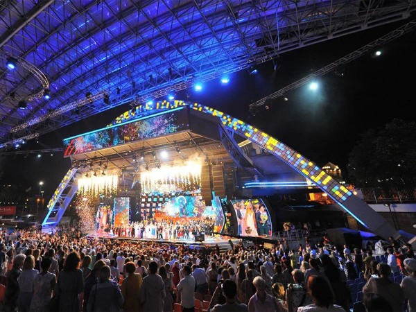 Торжественная церемония закрытия xxxii Международного фестиваля Славянский базар в Витебске