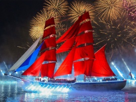 Праздничное шоу Алые паруса-2024. Прямая трансляция