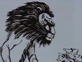 Лев и девять гиен