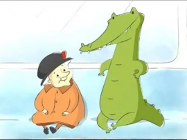 Бабушка с крокодилом