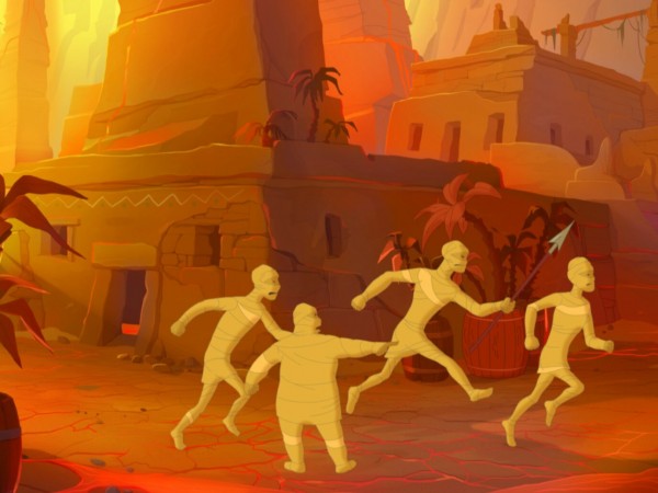 Три богатыря и принцесса Египта (3)