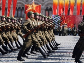 Москва. Красная площадь. Парад, посвященный Дню Победы